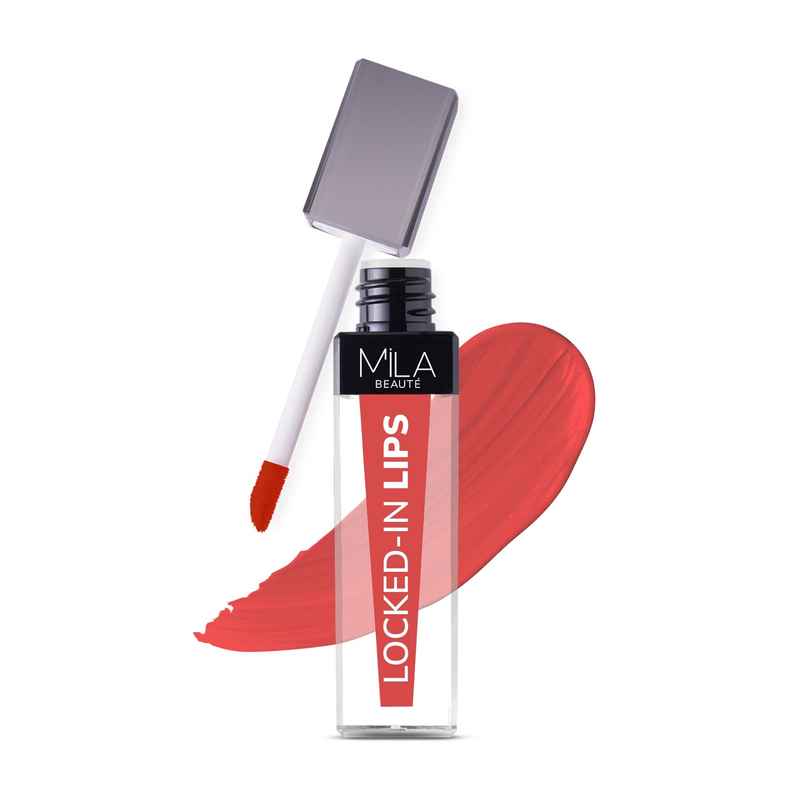 Mila Beaute Transfer-Proof Locked-In Liquid Lipstick- 02 Hazel Creme
