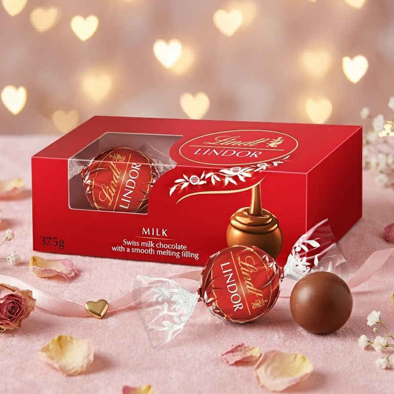Lindt Lindor Smooth Melting Milk Chocolate Cornet Trio Pack