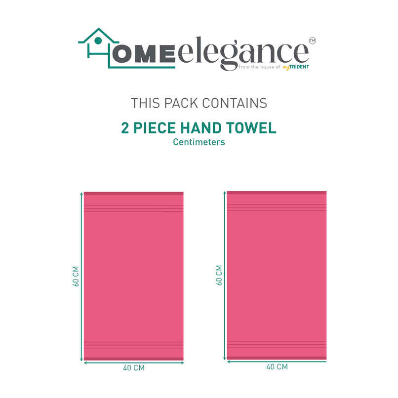 Home Elegance by My Trident Comfort Living Gym Cotton Hand Towel | Candy Glow Home Elegance by My Trident Comfort Living Gym Cotton Hand Towel | Candy Glow