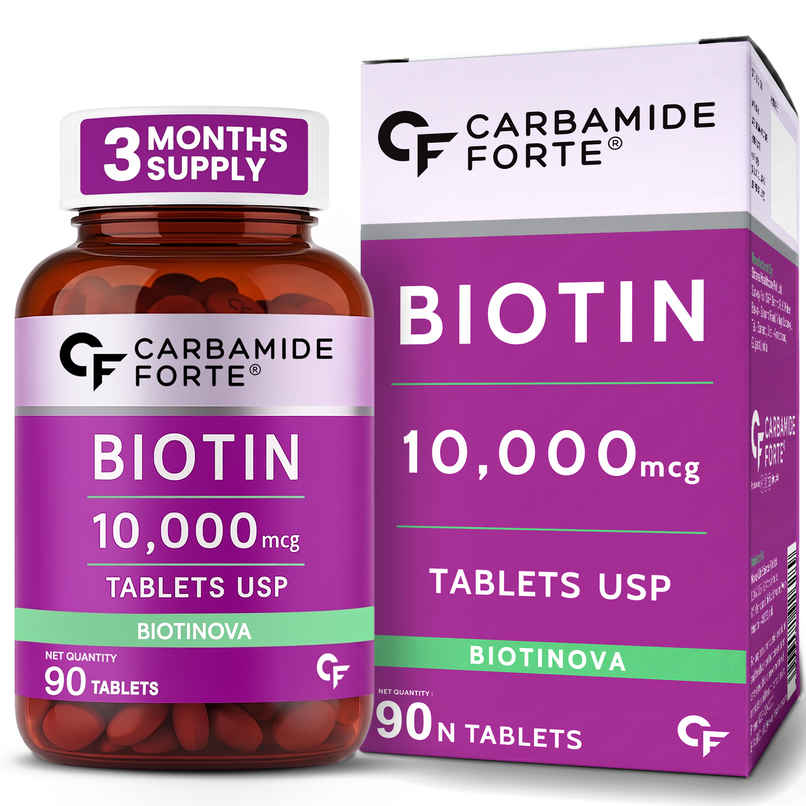 Carbamide Forte Biotinova Biotin Tablets for Hair Growth- 90 Tablets Carbamide Forte Biotinova Biotin Tablets for Hair Growth- 90 Tablets