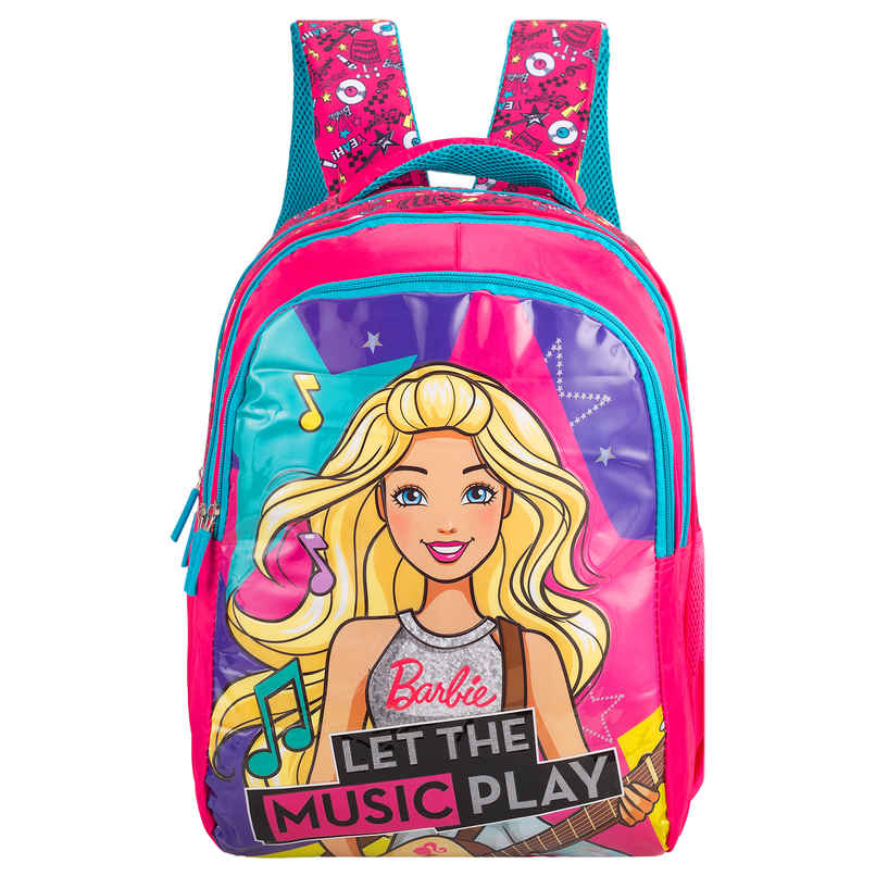 Striders Barbie School Bag for Girls Red Color 14 Inch Kids Backpack for School & Travel