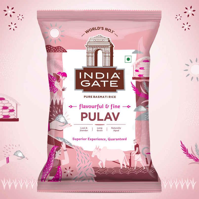 India Gate Pulav Basmati Rice | Lean Slender Grains