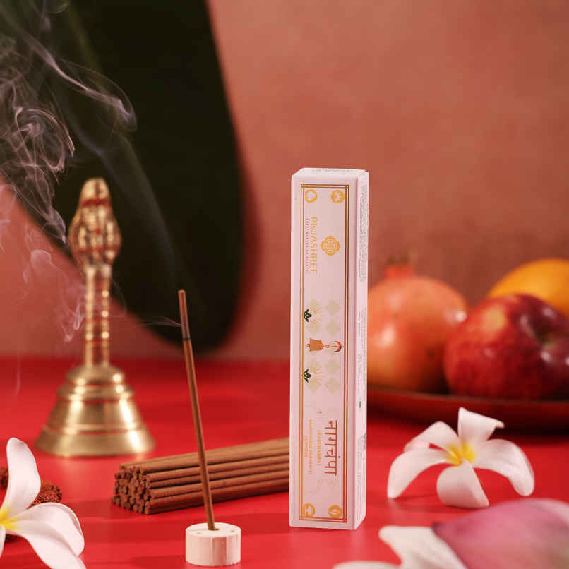 Pujashree Bambooless Agarbatti Nagchampa | 4 Inches