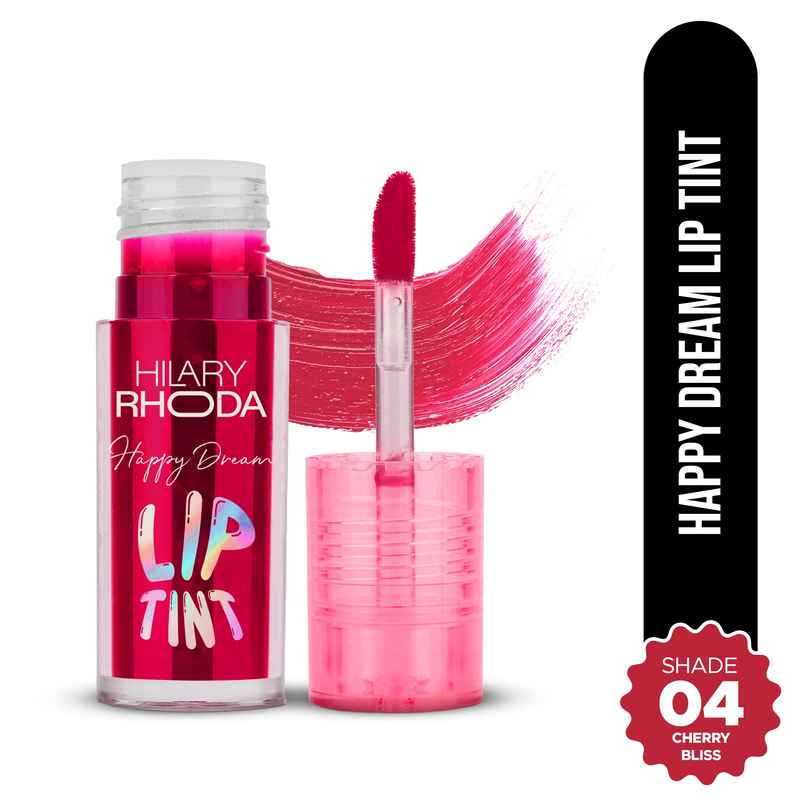 Hilary Rhoda Happy Dream Lip Tint | Infused with Hyaluronic Acid | Cherry Bliss - Shade 04
