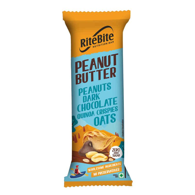 RiteBite Peanut Butter 4g Protein Energy Bar