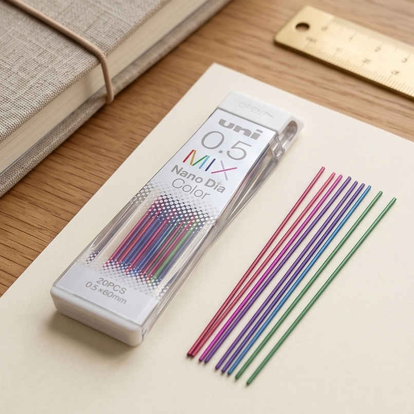 Mitsubishi Uni Nano Dia multi Colored Leads | 0.5mm Mitsubishi Uni Nano Dia multi Colored Leads | 0.5mm