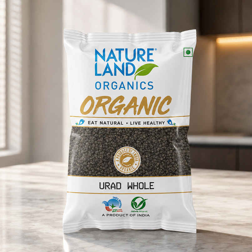 Natureland Organics Urad Whole Natureland Organics Urad Whole