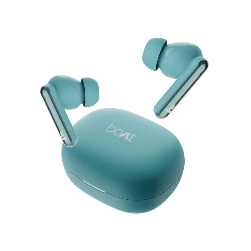 boAt Airdopes Bliss Anc Tws Earbuds W/ Anc(32db), 42 Hrs Playback & Beast Mode (Cool Blue)