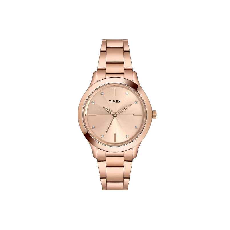 TIMEX Women's Round Dial Analog Watch | TWEL98SMU07 | Pink