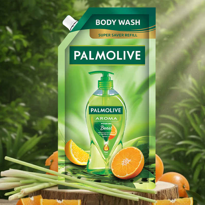 Palmolive Orange Essential Oil & Lemongrass Aroma Morning Boost Body Wash Refill Pack