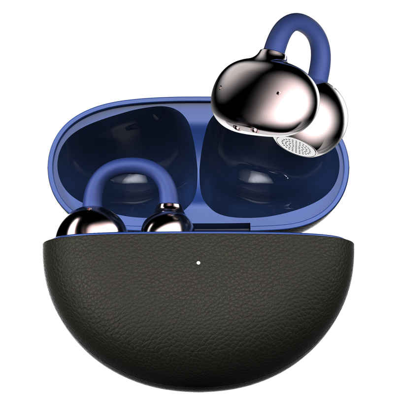 Truke TruClips Open Buds with 55H Playtime Premium Clip Design Spatial Sound 4 Mic ENC Onyx Blue Truke TruClips Open Buds with 55H Playtime Premium Clip Design Spatial Sound 4 Mic ENC Onyx Blue