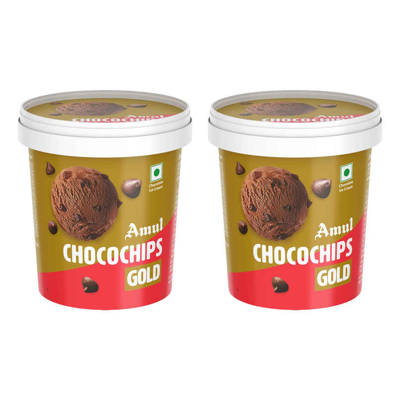 Amul Gold Chocochips Ice Cream Cup Combo