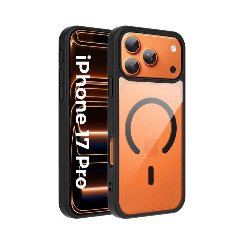 Artistque Case For iPhone 17 Pro Back Cover | MagSafe Black Artistque Case For iPhone 17 Pro Back Cover | MagSafe Black