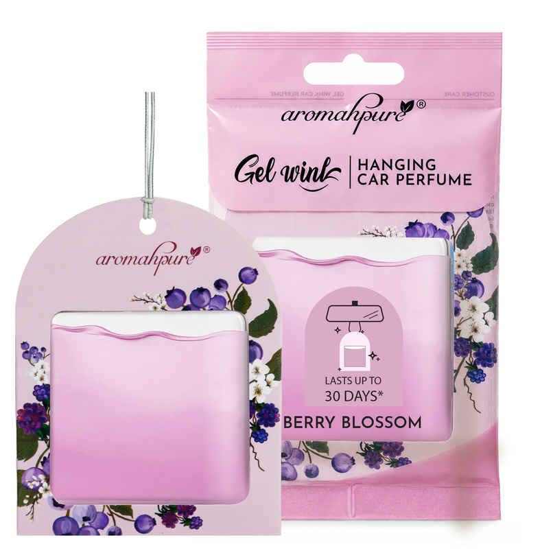 Aromahpure Gel Wink Car Perfume - Berry Blossom | Long-Lasting | 30 Days