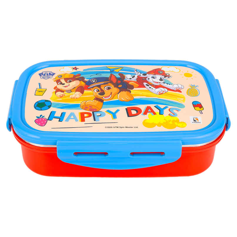 Striders Paw Patrol Single Compartment Lunch Box With Cutlerys Multicolor | 310 ml Striders Paw Patrol Single Compartment Lunch Box With Cutlerys Multicolor | 310 ml