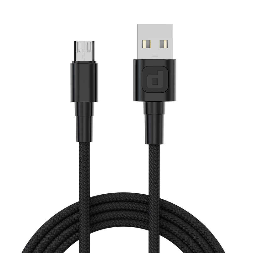 Dubstep Blaze Ultra 18W Micro USB Tangle Free 3.1A Unbreakable Rugged & Nylon Braided Charging Cable - Black Dubstep Blaze Ultra 18W Micro USB Tangle Free 3.1A Unbreakable Rugged & Nylon Braided Charging Cable - Black