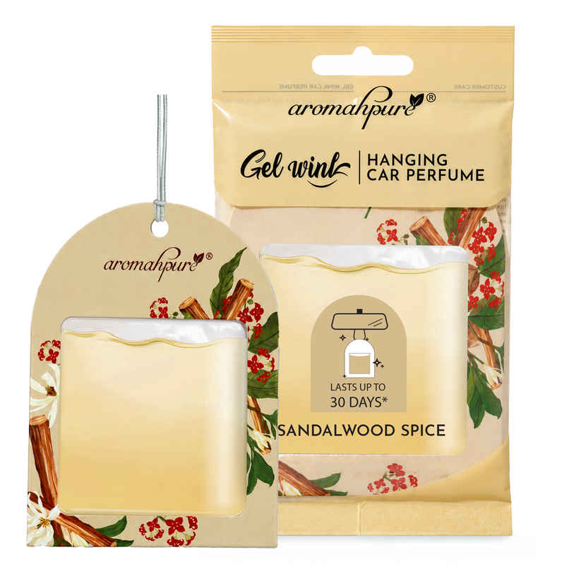 Aromahpure Gel Wink Car Perfume - Sandalwood | Long-Lasting | 30 Days Aromahpure Gel Wink Car Perfume - Sandalwood | Long-Lasting | 30 Days