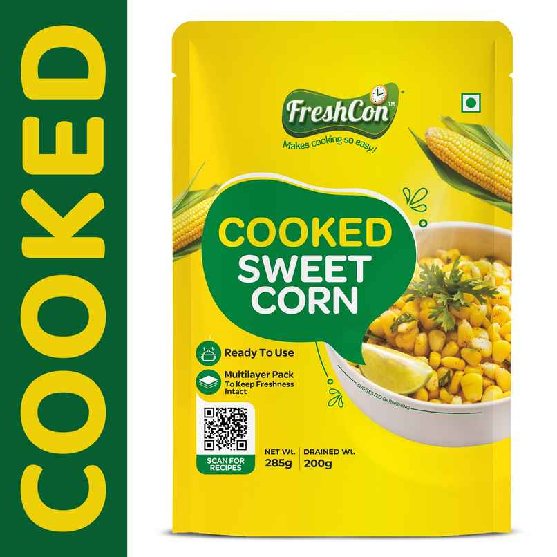 Freshcon Cooked Sweetcorn Kernel