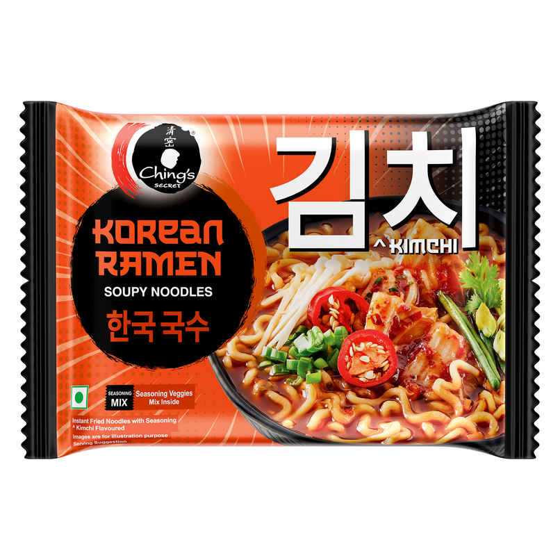Ching's Korean Ramen Kimchi Flavoured Instant Noodles Ching's Korean Ramen Kimchi Flavoured Instant Noodles