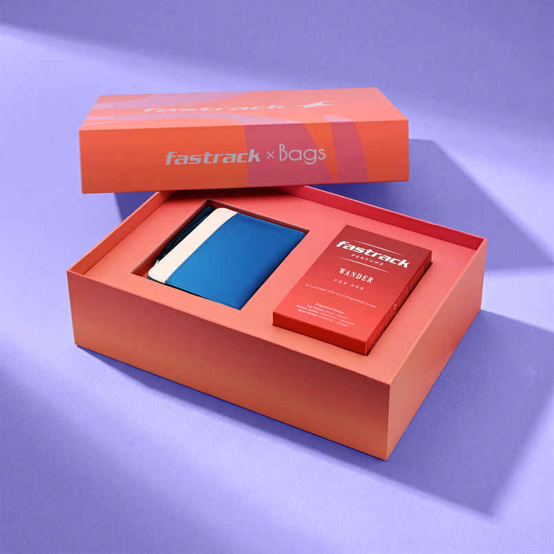 Fastrack Bags Gift Box | Wallet & Perfume Gifting Fastrack Bags Gift Box | Wallet & Perfume Gifting