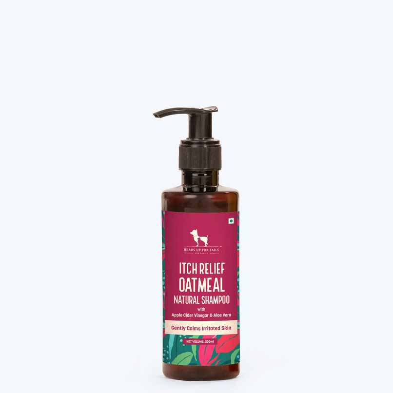 HUFT Natural Itch Relief Oatmeal Dog Shampoo Apple Cider Vinegar Aloe Vera HUFT Natural Itch Relief Oatmeal Dog Shampoo Apple Cider Vinegar Aloe Vera