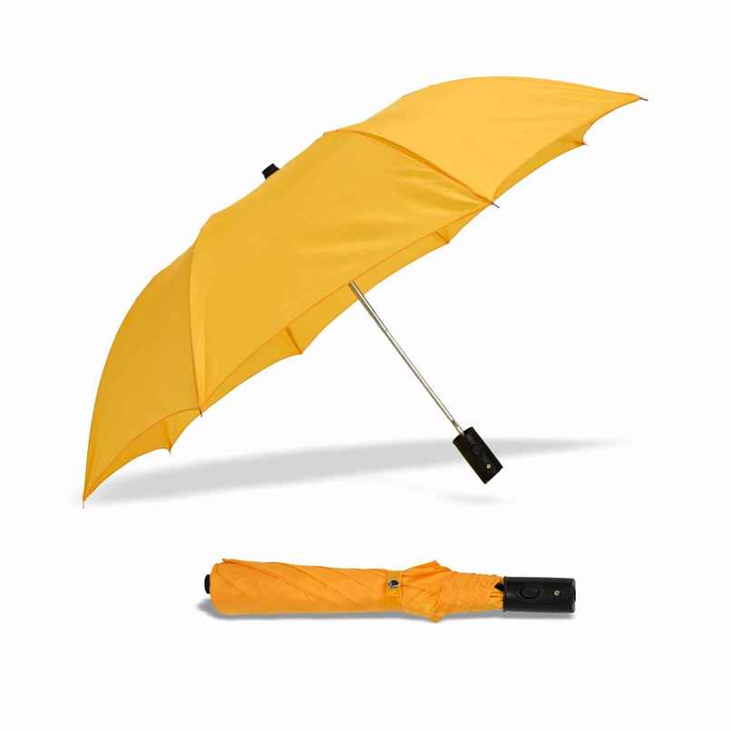 EUME Leatrix 21 Inch 2 Fold Auto-Open Lemon Umbrella | Golden Yellow EUME Leatrix 21 Inch 2 Fold Auto-Open Lemon Umbrella | Golden Yellow