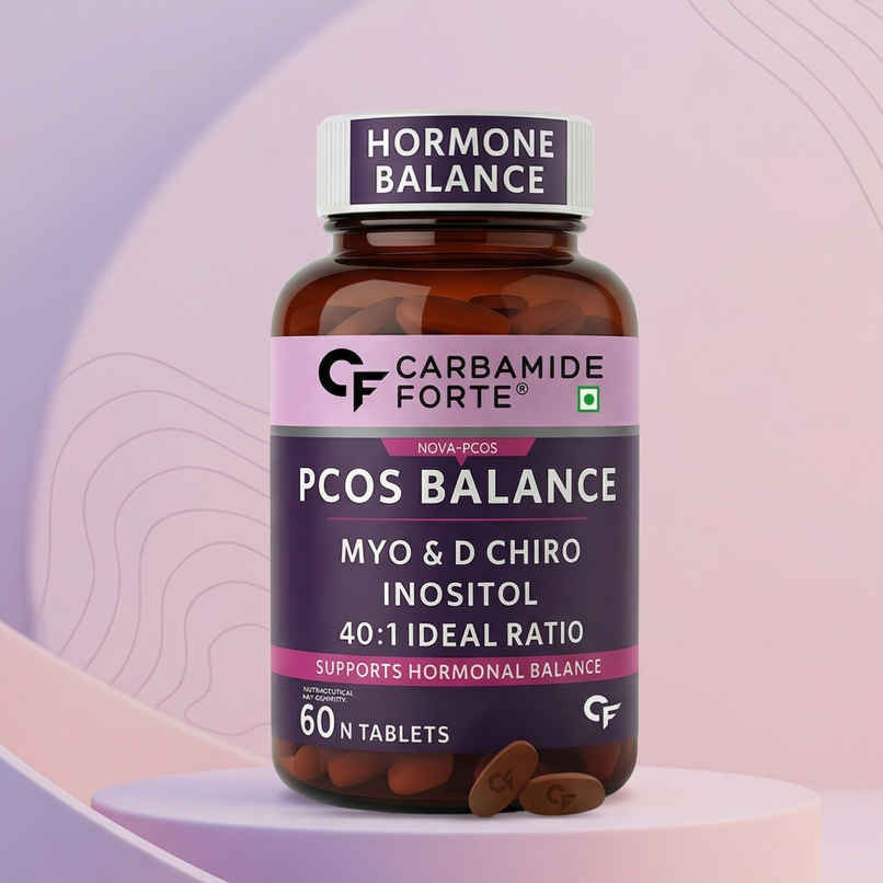 Carbamide Forte PCOS Supplement with Myo Inositol & D Chiro Inositol in an ideal 40:1 ratio- 60 tab Carbamide Forte PCOS Supplement with Myo Inositol & D Chiro Inositol in an ideal 40:1 ratio- 60 tab