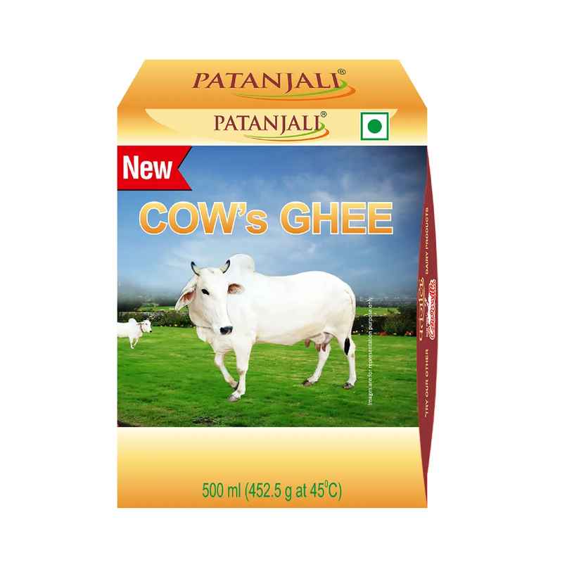 Patanjali Rich Cow Ghee Tetra Pack - Danedar, Rich Aroma, Cow Ghee Patanjali Rich Cow Ghee Tetra Pack - Danedar, Rich Aroma, Cow Ghee