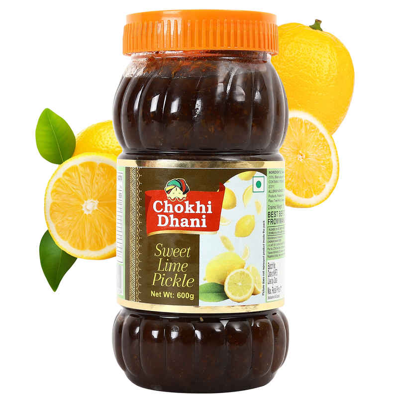 Chokhi Dhani Sweet Lime Pickle | Khatta Meetha Nimbu ka Achar | Sweet & Sour Lemon Pickle