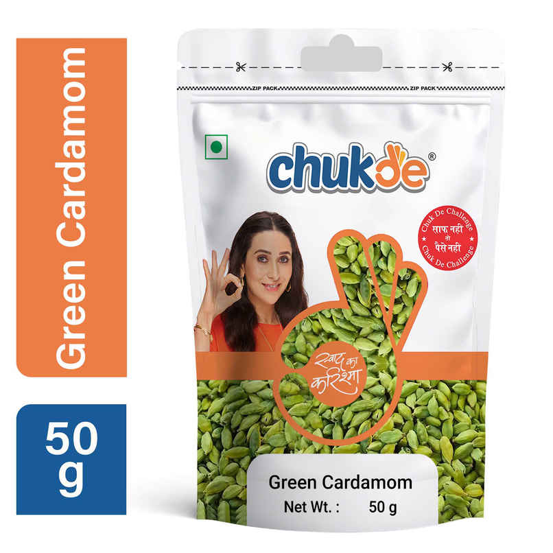 Chuk De Green Cardamom | Zip Pack