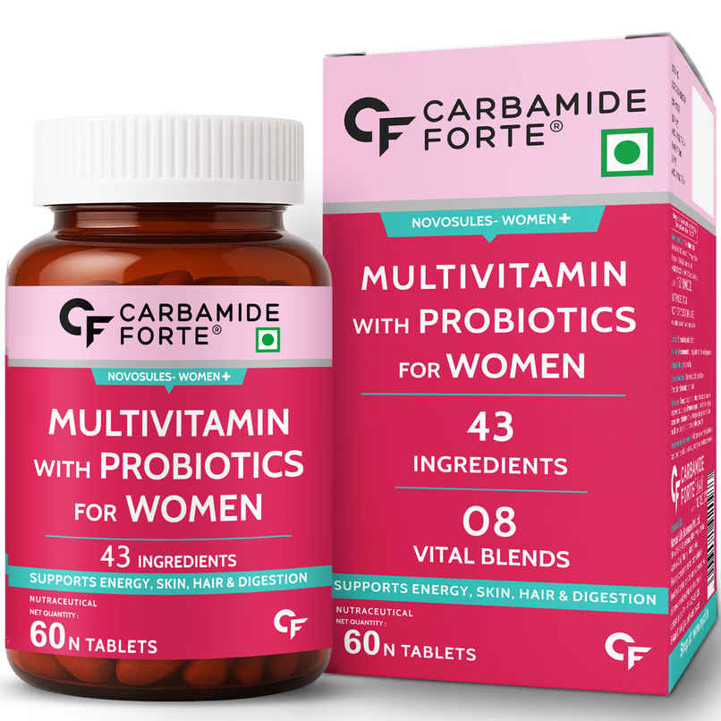 Carbamide Forte Multivitamin Tablets for Women with 43 Ingredients -60 Veg Tablets Carbamide Forte Multivitamin Tablets for Women with 43 Ingredients -60 Veg Tablets