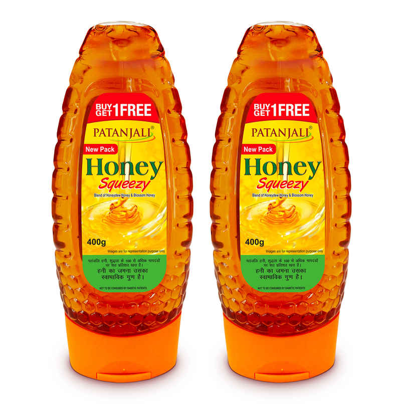 Patanjali Natural Honey Squeeze Pack- No Added Sugar Patanjali Natural Honey Squeeze Pack- No Added Sugar