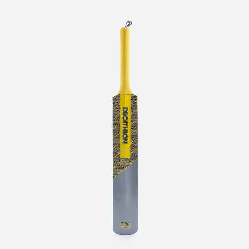 Decathlon | FLX Kids Tennis Ball Cricket Bat | Grey - Size 2