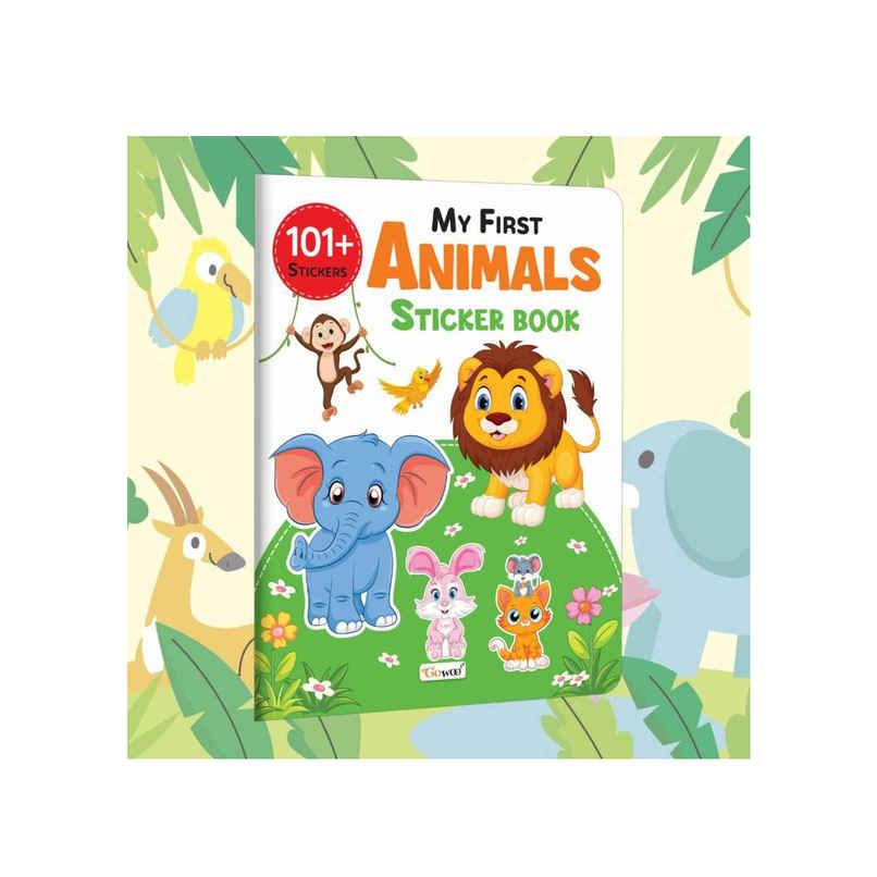 My First Animals Sticker Book - Learning Adventures With 101+ Stickers | Early Nature Fun for Kids