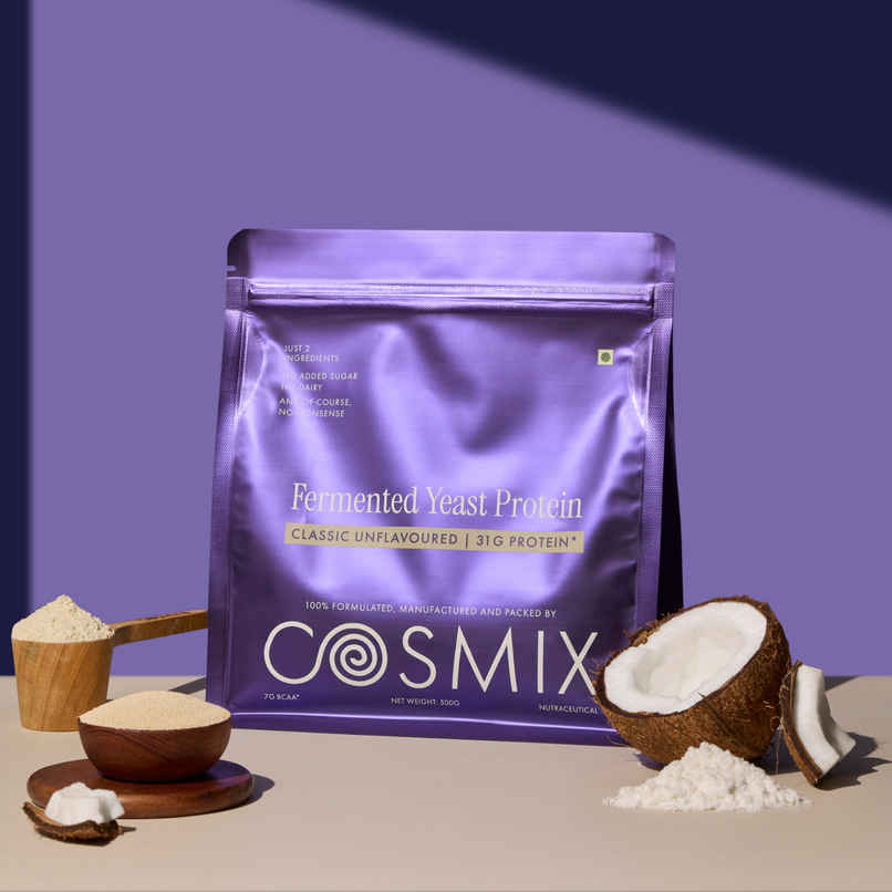 Cosmix Fermented Yeast Protein Powder | Pure Single-Source Plant Protein | Classic Unflavoured Cosmix Fermented Yeast Protein Powder | Pure Single-Source Plant Protein | Classic Unflavoured
