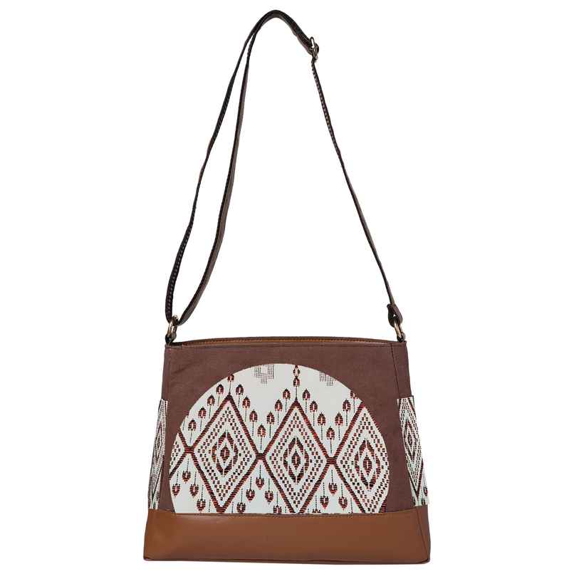 Ensac Sling U Leaf Sling Bag for Women Girls Crossbody Bag Travel Daily Use | Red Ensac Sling U Leaf Sling Bag for Women Girls Crossbody Bag Travel Daily Use | Red