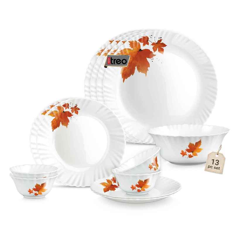 Treo by Milton Opalware Aurelia Mapelle Dinner Set Treo by Milton Opalware Aurelia Mapelle Dinner Set