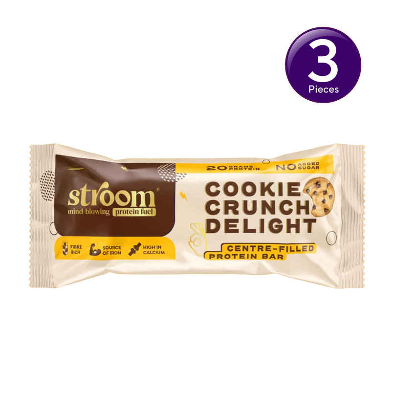 Stroom Cookie Crunch Delight 20g protein Bars Combo 