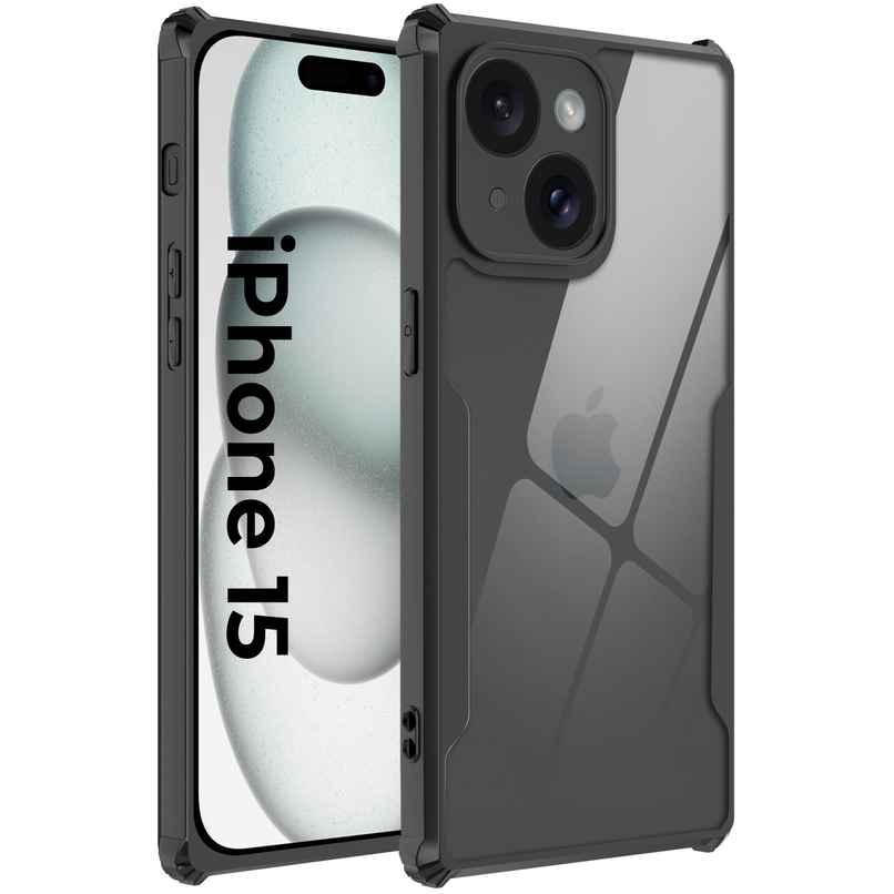 Artistque Case For iPhone 15 Back Cover | Transparent Shockproof TPU Cover Artistque Case For iPhone 15 Back Cover | Transparent Shockproof TPU Cover