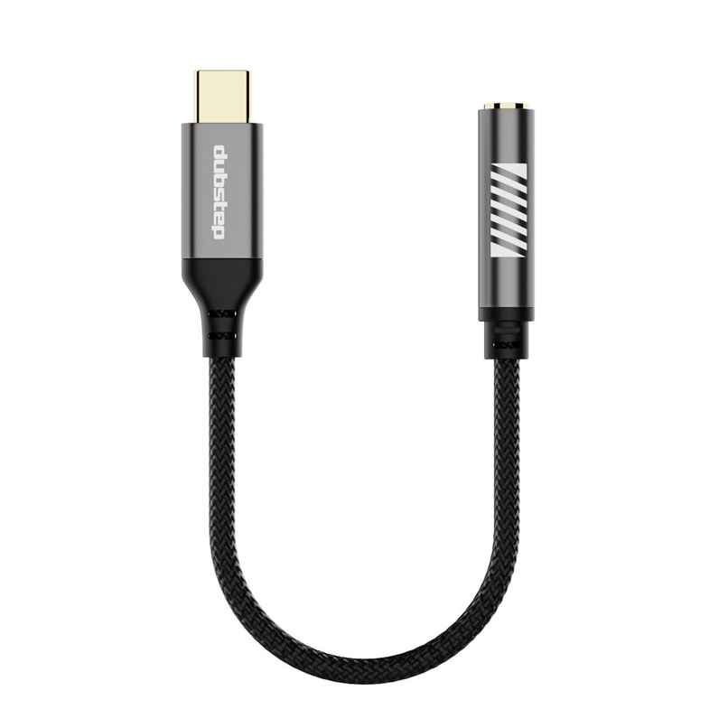 Dubstep Blaze Connect Type-C To 3.5 mm Aux Connector Supports - Music | Calls | Controls |Black