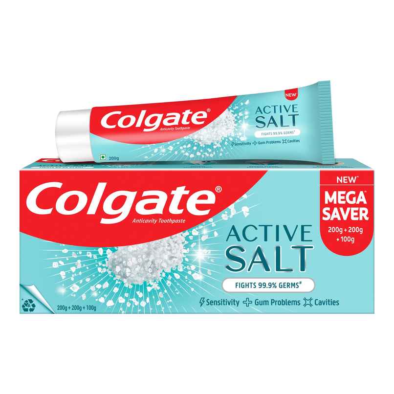Colgate Active Salt Toothpaste Daily Germ Protection Healthy Gums & Teeth Combo Pack Colgate Active Salt Toothpaste Daily Germ Protection Healthy Gums & Teeth Combo Pack