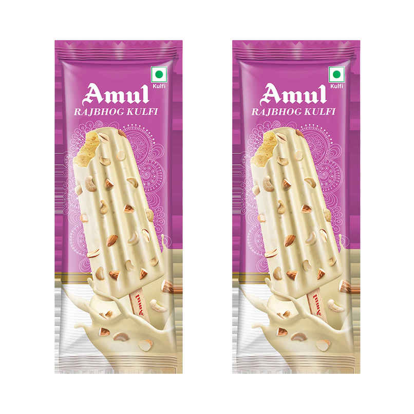 Amul Kulfi Raj Bhog Ice Cream Stick Combo      