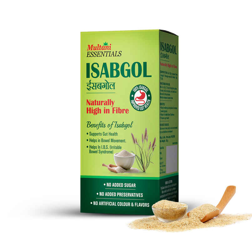 Multani Essentials Isabgol Psyllium Husk Powder| Manage Constipation