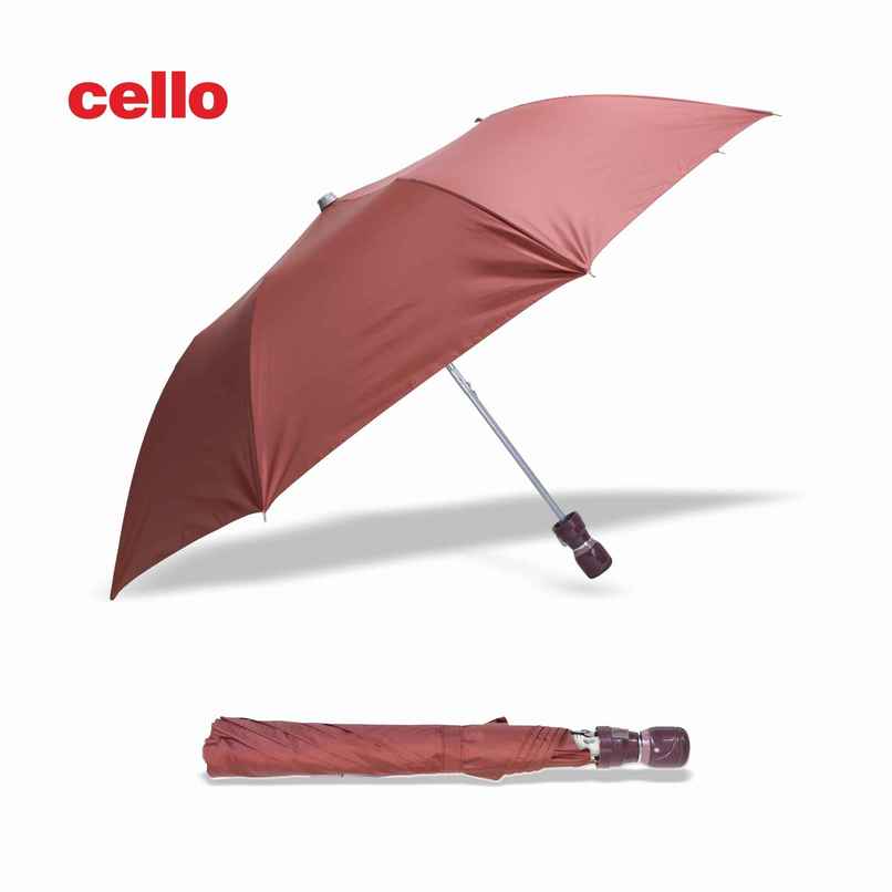 Cello Varsha Mix Mono Silver | Brown | 21 Inch | 2 Fold