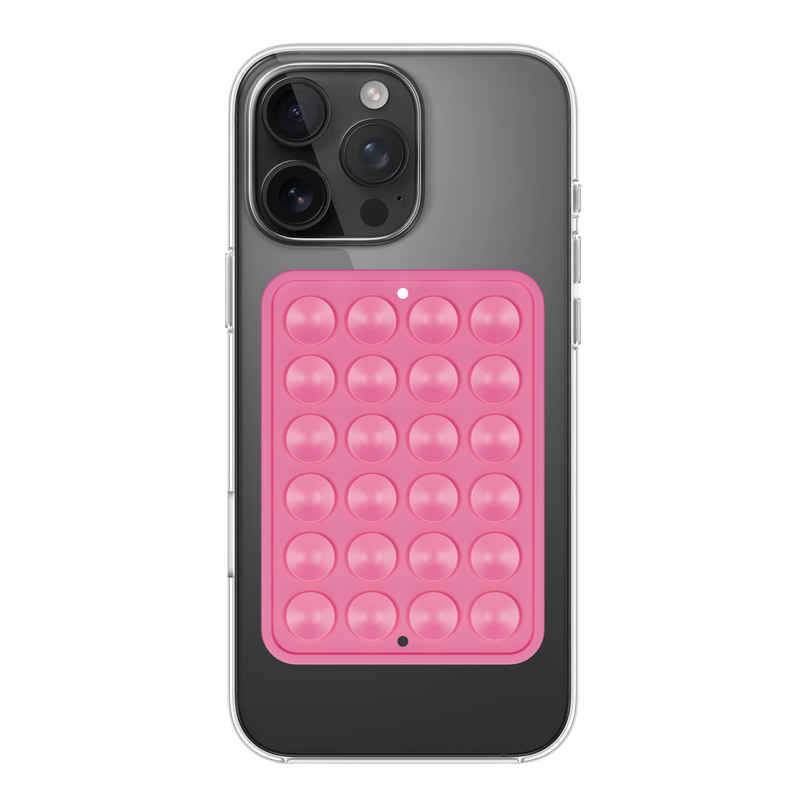 Artistque Silicone Suction Phone Case | Hands-Free Holder | Mirror & Shower | Light Pink