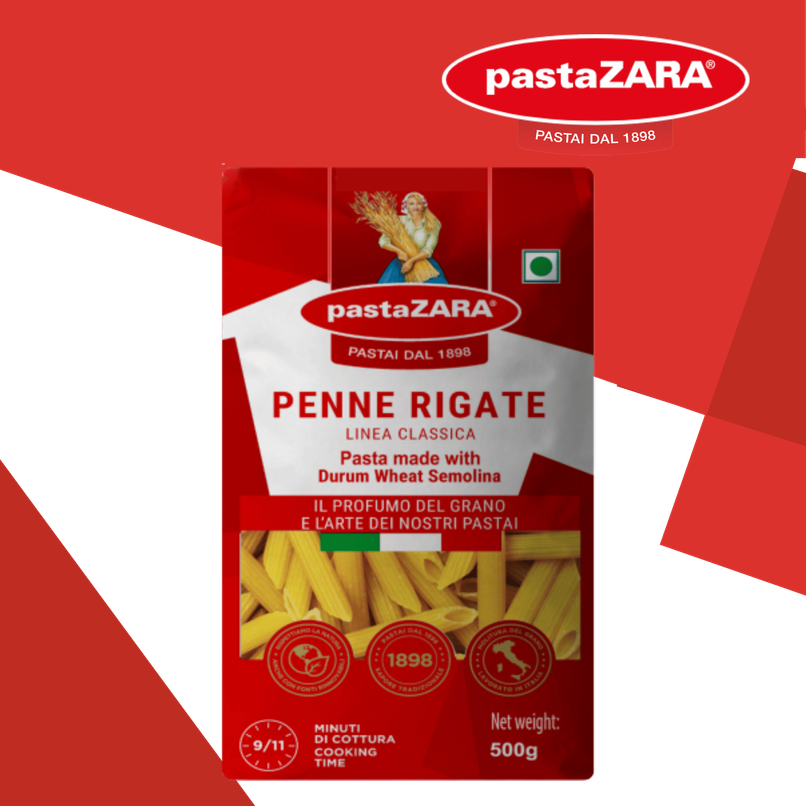 Pasta Zara Authentic Italian Pasta | Penne Rigate