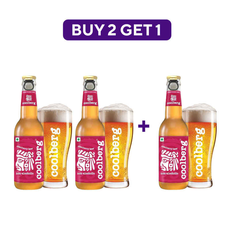 Coolberg Cranberry Non Alcoholic Beer Combo