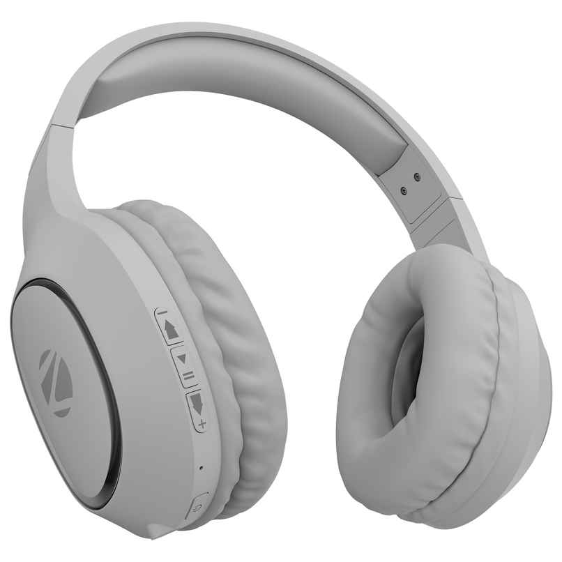 Zebronics Thunder Neo Wireless Over-Ear Headphone, 60Hr Backup, Bt 5.4, Gaming, Deep Bass, Silver