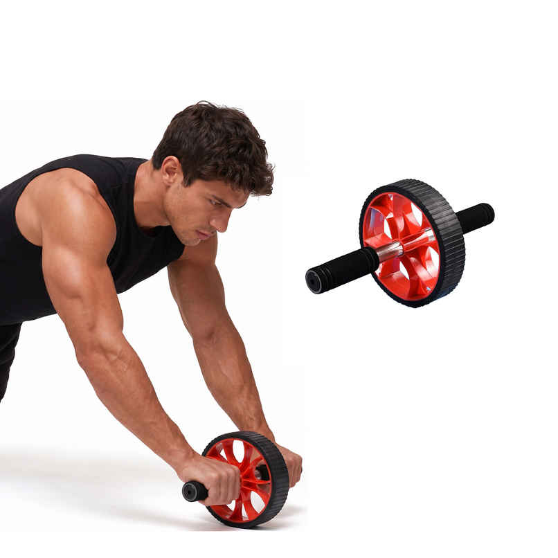 Boldfit Ab Roller For Abs Exercise Equipment For Tummy With Knee Mat Multicolor Boldfit Ab Roller For Abs Exercise Equipment For Tummy With Knee Mat Multicolor