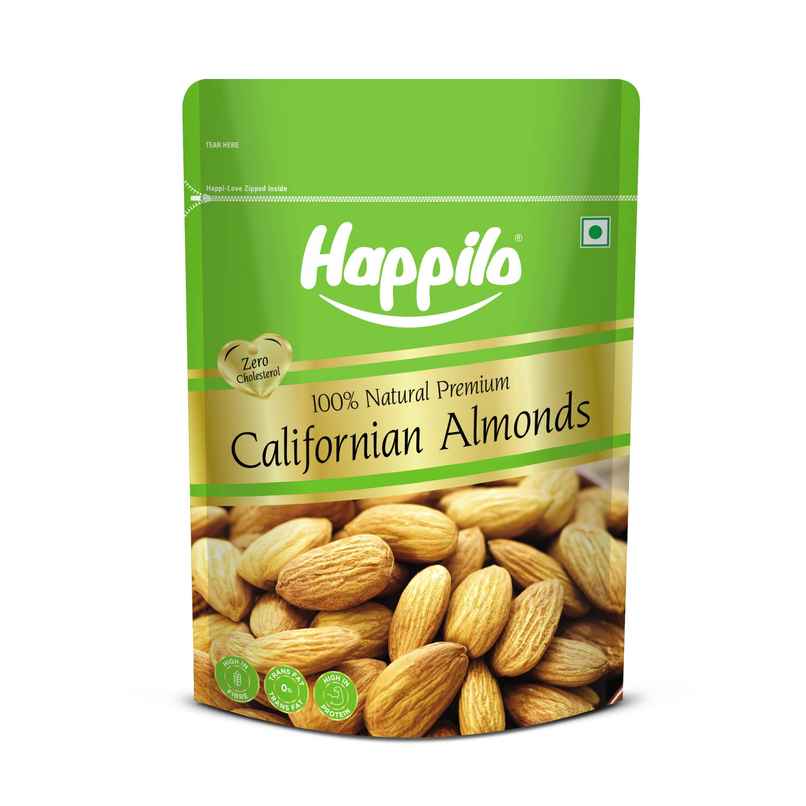 Happilo Premium California Almonds | Badam Giri | Dry Fruits